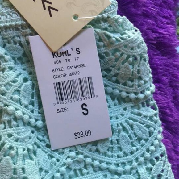 NEW Rewind-Mint Layered Lace Shorts-Small♥ - Picture 2 of 3